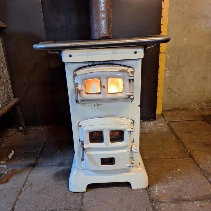 Superleuke Etna houtkachel kookkachel, Huis en Inrichting, Kachels, Gebruikt, Vrijstaand, Houtkachel, Hout, Ophalen