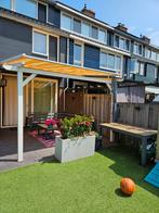 pergola opbouw zonnewering, Tuin en Terras, Zonneschermen, Ophalen, Gebruikt, Overige typen, Elektrisch