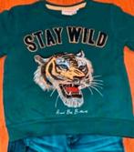 NAME IT trui maat 80 tijger sweater groen, Truitje of Vestje, Ophalen of Verzenden, Zo goed als nieuw, Name IT