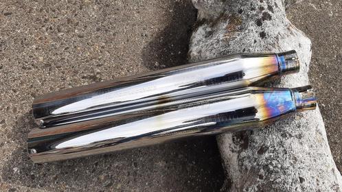 Uitlaat Fat Bob Dyna FXDF 2014-2017. Originele dempers., Motoren, Onderdelen | Harley-Davidson, Gebruikt, Ophalen of Verzenden