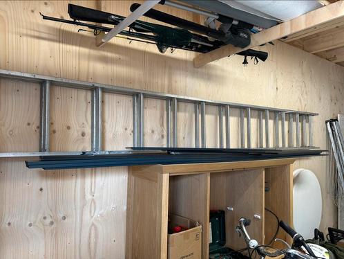 Ladder 6 meter aluminium, Doe-het-zelf en Verbouw, Ladders en Trappen, Zo goed als nieuw, 4 meter of meer, Ophalen