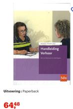 Handleiding verhoor boek, Boeken, Overige vakken, Nieuw, Ophalen of Verzenden, Sdu