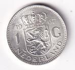 1 Gulden 1967 Prachtig Keurig, Postzegels en Munten, Munten | Nederland, 1 gulden, Koningin Juliana, Verzenden, Zilver