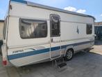 Fendt Topas TFB 2007, Caravans en Kamperen, Caravans, Luifel, Rondzit, Frans bed, Particulier