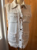 Zara wit vestje gouden knopen maat s, Kleding | Dames, Bodywarmers, Ophalen of Verzenden, Zo goed als nieuw, Maat 36 (S), Wit