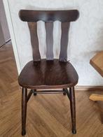 2 Cafe Stoelen - Houten Stoelen, Huis en Inrichting, Stoelen, Ophalen of Verzenden