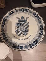 Bord Delfts Blauw Universiteit Groningen., Ophalen of Verzenden