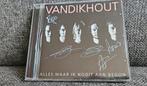 Gesigneerd  Nederpop CD  - Vandikhout, Cd's en Dvd's, Cd's | Nederlandstalig, Verzenden, Zo goed als nieuw, Pop
