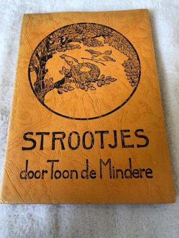 Strootjes - Toon de Mindere *Gedichten* beschikbaar voor biedingen