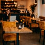 Lisa Rome horeca stoelen velour oker  GROTE VOORRAAD  675, Ophalen of Verzenden, Nieuw