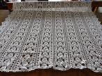 Vintage handgemaakte 1 persoons sprei, Huis en Inrichting, Slaapkamer | Beddengoed, Gebruikt, Overige maten, Wit, Overige typen