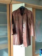 Leren jas, Kleding | Dames, Ophalen of Verzenden, Zo goed als nieuw, Maat 38/40 (M), Bruin
