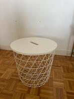 Ikea bijzettafel Kvistbro wit zgan, Huis en Inrichting, Ophalen, Minder dan 45 cm, Minder dan 55 cm, Rond