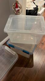 Plastic bins storage containers bundle, Zo goed als nieuw, Ophalen