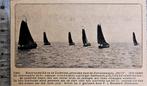 Zeilen 1917; Botter-wedstrijden op de Zuiderzee, Verzenden, Voor 1940, Gebruikt, Overige onderwerpen