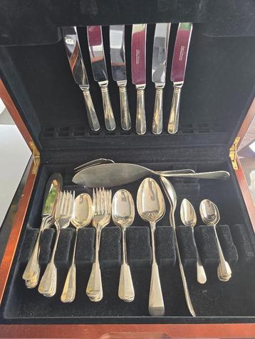 Sheffield, verzilverd engels bestek, jaren 50 vorige eeuw beschikbaar voor biedingen