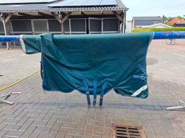 Amigo bravo wug 0g V-sluiting 125/175, Dieren en Toebehoren, Paarden en Pony's | Dekens en Dekjes, Zo goed als nieuw, Deken, Ophalen of Verzenden