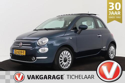 Fiat 500 0.9 TwinAir Turbo Lounge | Schuif-/Kanteldak | Voll, Auto's, Fiat, Bedrijf, Te koop, ABS, Airbags, Airconditioning, Android Auto