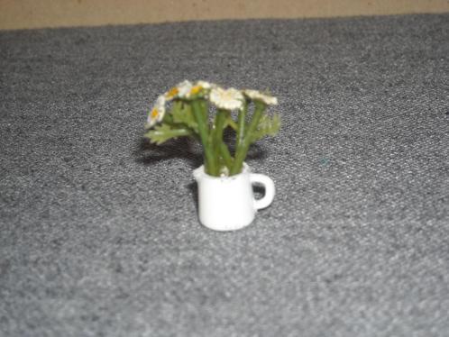 Lundby kannetje met bloemen, Verzamelen, Poppenhuizen en Toebehoren, Gebruikt, Ophalen of Verzenden