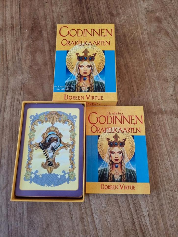 Doreen virtue godinnen orakelkaarten tarot orakel, Boeken, Esoterie en Spiritualiteit, Zo goed als nieuw, Overige typen, Tarot of Kaarten leggen