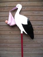 Te Huur:  Ooievaar, Ophalen, Zo goed als nieuw, Geboorte of Huwelijk