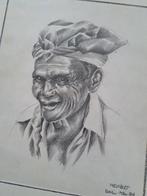 Schets uit Bali    Gesigneerd: Marko, Bali 1984, Ophalen of Verzenden