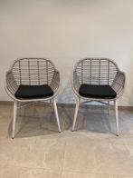 2x Intenso Azora dining tuinstoel z.g.a.n. incl. kussentjes!, Ophalen, Zo goed als nieuw, Wicker