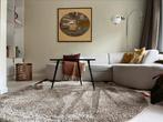 Rond taupe vloerkleed 200cm, Ophalen, Rond, 200 cm of meer, Zo goed als nieuw