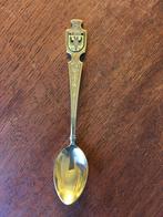 Goudkleurige theelepel met wapen van Nijmegen, Antiek en Kunst, Antiek | Bestek, Ophalen of Verzenden