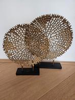 2 goudkleurige ornamenten, Ophalen, Zo goed als nieuw