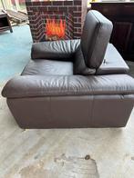 Lederen Fauteuil - Bruin, Huis en Inrichting, Fauteuils, Ophalen, Gebruikt, Leer, 100 tot 125 cm