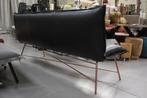 Luxe eetkamerbank VIDAR Jess Design metaal koper leer zwart, Huis en Inrichting, Stoelen, Ophalen, Zo goed als nieuw, Zwart, Metaal