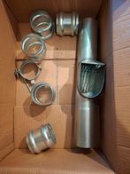 Zinken Bladvanger + Beugel+ 5x wrong, Ophalen, Afvoer, Gebruikt, Zink