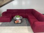 GRATIS LEVERING Velvet U-bank 350x275x165 GEREINIGD, 300 cm of meer, Ophalen of Verzenden, Zo goed als nieuw, 150 cm of meer