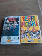Peppi en Kokki bankoverval en bij de marine videobanden., Cd's en Dvd's, Alle leeftijden, Ophalen of Verzenden, Gebruikt, Kinderprogramma's en -films