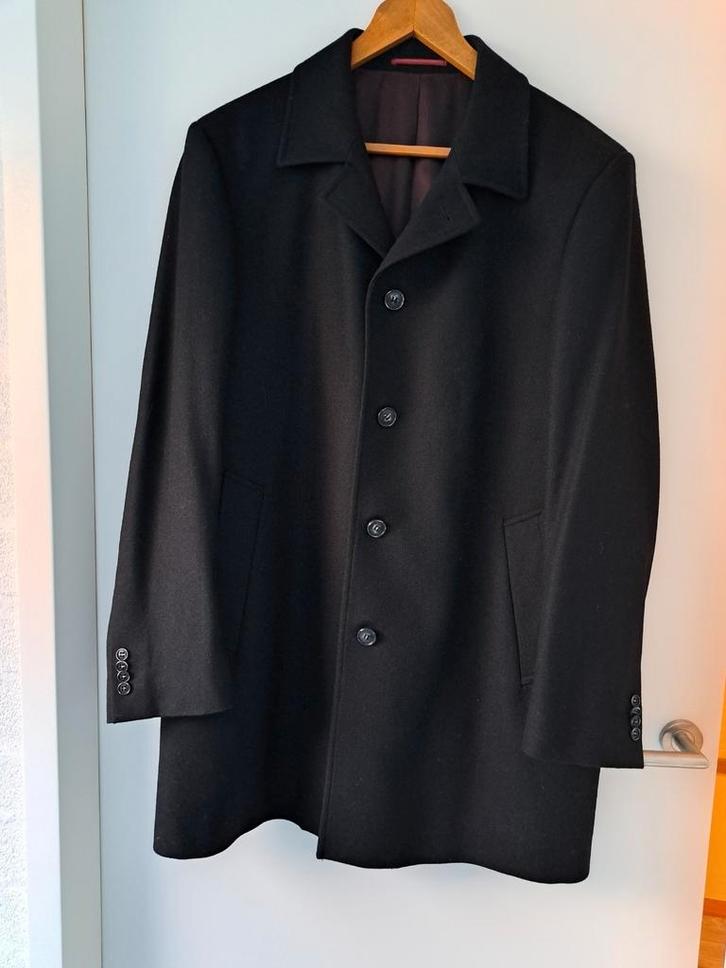 Bartlett & Walker heren mantel. Maat 54., Kleding | Heren, Kostuums en Colberts, Zo goed als nieuw, Maat 52/54 (L), Zwart, Ophalen of Verzenden