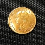 1897 tientje 10 Gulden Wilhelmina goud vergulding naslag, Verzenden, Goud, Koningin Wilhelmina, Losse munt