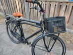 Mat zwarte Transsportfiets CARGO, Fietsen en Brommers, Fietsen | Heren | Herenfietsen, Versnellingen, Zo goed als nieuw, 57 tot 61 cm