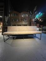 Eetkamerbank beige/grijs, Minder dan 75 cm, Nieuw, Ophalen of Verzenden, Stof