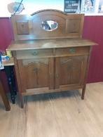 Antiek dressoir met spiegel, Ophalen, Gebruikt, Antiek