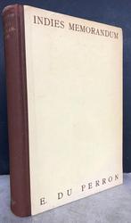 Perron, E. du - Indies Memorandum (1946), Boeken, Ophalen of Verzenden, Zo goed als nieuw