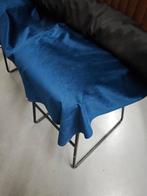 fluwelen bekledingsstof, Blauw, 120 cm of meer, Ophalen of Verzenden, Nieuw