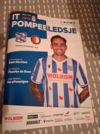 Programmaboekje SC Heerenveen-Feyenoord zondag 11 januari 26, Verzamelen, Sportartikelen en Voetbal, Ophalen of Verzenden, Overige binnenlandse clubs