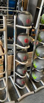 Reebok 1-5 kg medicine ballen gewicht bal incl rek, Ophalen, Gebruikt, 1-5 kg, Gewicht ballen