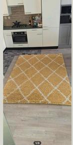 Vloerkleed 160x230 als nieuw....prachtige okergeel, Ophalen, Zo goed als nieuw, Tapijt