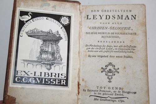 Den Geestelyken Leydsman voor alle Christen-Geloovige (RKK), Antiek en Kunst, Antiek | Boeken en Bijbels, Ophalen of Verzenden
