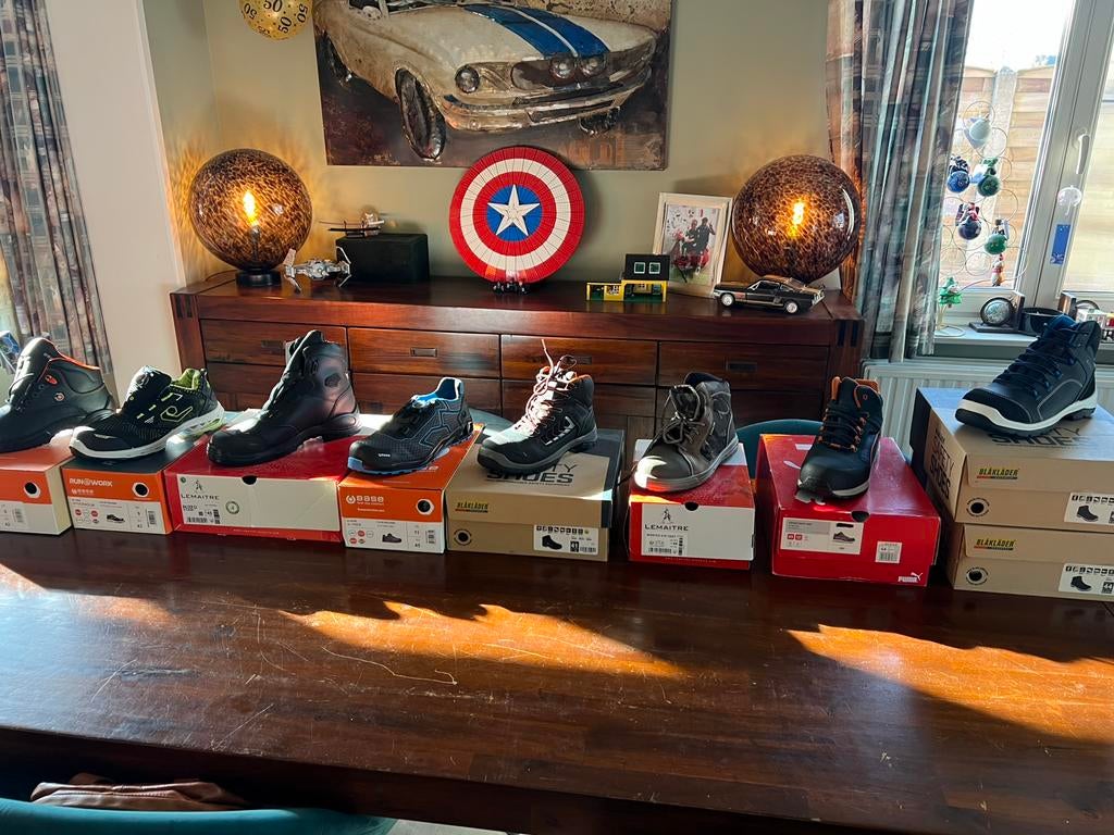 Diverse werkschoenen nieuw in doos, Ophalen of Verzenden, Nieuw