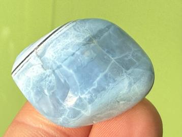 Owyhee blauwe Opaal broekzaksteen uit USA mineralen B beschikbaar voor biedingen