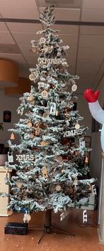 Black box kerstboom met witte sneeuw, Diversen, Kerst, Ophalen, Zo goed als nieuw