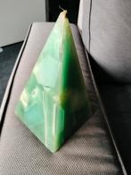 Geurkaars Eucalyptus in piramide vorm, Ophalen of Verzenden, Nieuw, Overige materialen, Minder dan 25 cm